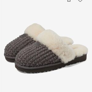 UGG® Cozy Knit Shearling Slippers.